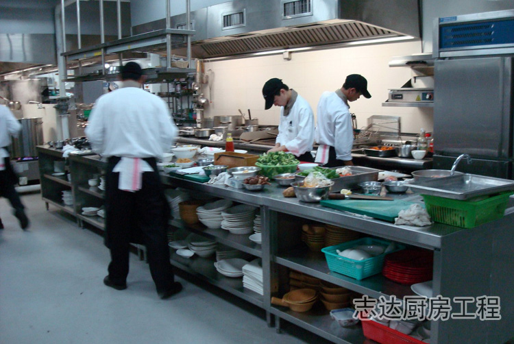 深圳长欲海鲜酒楼厨房工程